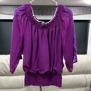 A.Byer Blouse with Lace. M